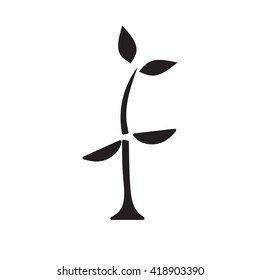 plant icon vector