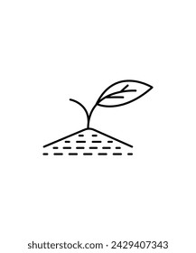 plant icon, vector best line icon.
