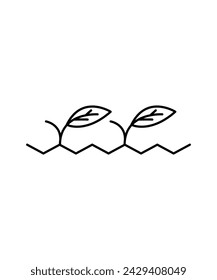 plant icon, vector best line icon.