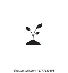 plant icon  vector design illustration background
