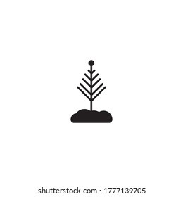plant icon  vector design illustration background