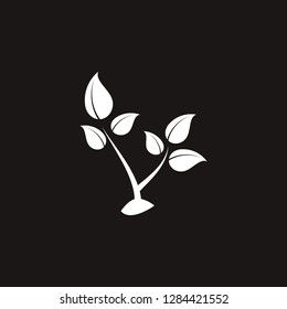 plant icon. plant vector design. sign design