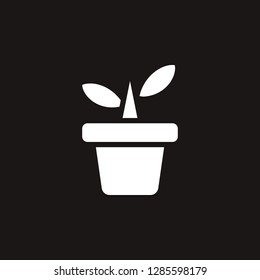 plant icon. plant vector design. sign design