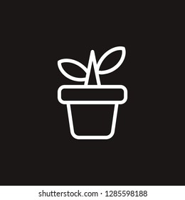 plant icon. plant vector design. sign design