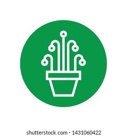 Plant icon vector. Plant vector design. sign design
