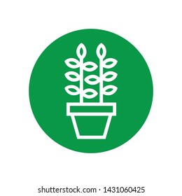 Plant icon vector. Plant vector design. sign design