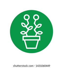 Plant icon vector. Plant vector design. sign design