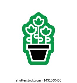 Plant icon vector. Plant vector design. sign design
