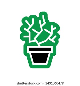 Plant icon vector. Plant vector design. sign design