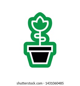 Plant icon vector. Plant vector design. sign design