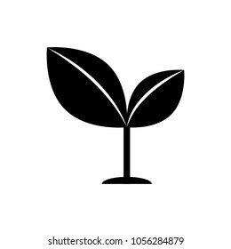 plant icon, vector illustration.