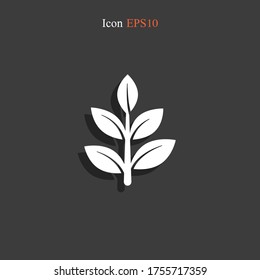 plant Icon. Vector illustration EPS 10.