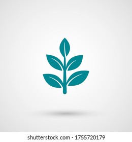 plant Icon. Vector illustration EPS 10.