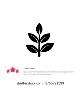 plant Icon. Vector illustration EPS 10.