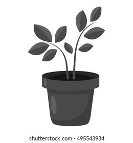 Plant icon of vector illustration for web and mobile