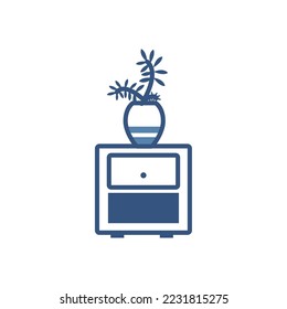 imagen vectorial de icono de planta con fondo blanco