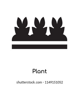 Plant icon vector isolated on white background for your web and mobile app design, Plant logo concept