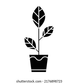 Plant icon vector on trendy design.