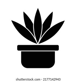 Plant icon vector on trendy design.