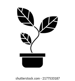 Plant icon vector on trendy design.