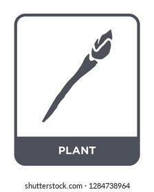 plant icon vector on white background, plant trendy filled icons from Stone age collection, plant vector illustration