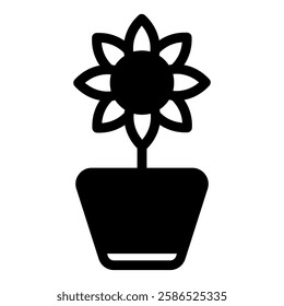 Plant icon vector pixel perfect