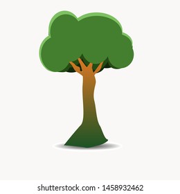 plant icon vector, simple design, tree illustration, eps10.