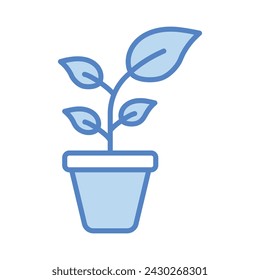 Plant icon vector stock illustration