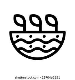 Plant Icon Vector Symbol Design Illustration