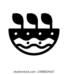 Plant Icon Vector Symbol Design Illustration