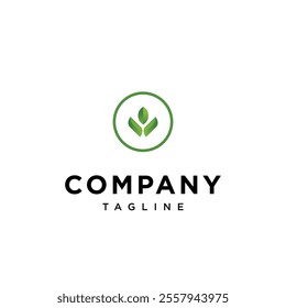 Plant Icon Vector Template simple