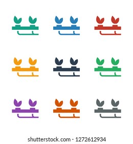plant icon white background. Editable filled plant icon from innovations. Trendy plant icon for web and mobile.