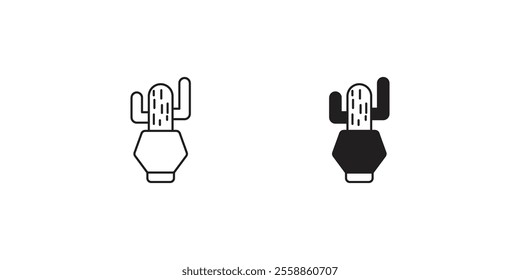 plant icon with white background vector stock illustration