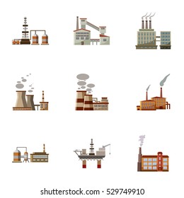 Plant icons set. Cartoon illustration of 9 plant vector icons for web