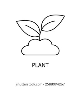 plant icons  symbol vector elements for infographic web