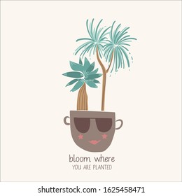 plant illustration leaf vector flora design
