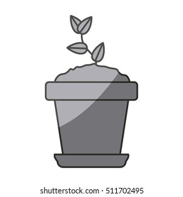 Plant inside pot design