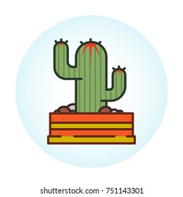 Plant isolate icon. 