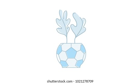 Plant isolated vector illustration