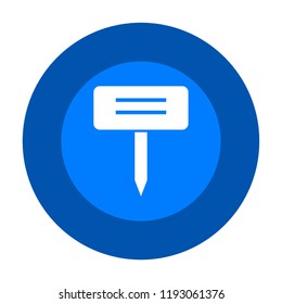 plant label vector icon