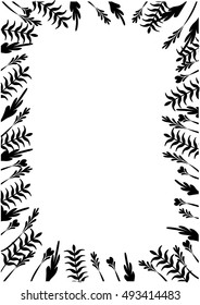plant and leaf with background