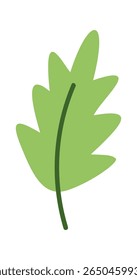 Design do logotipo ecológico de folha vegetal