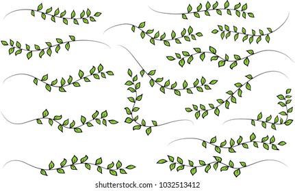 plant with leaf icon logo background