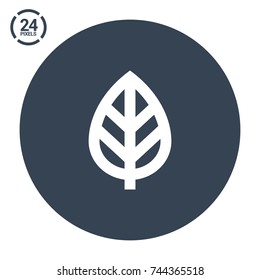 plant leaf line vector icon