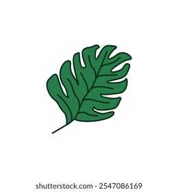 Plant leaf nature vector logo design