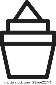 Plant Leaf Organic Outline Icon