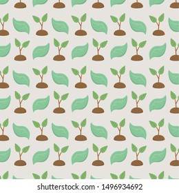 plant with leaves background design
