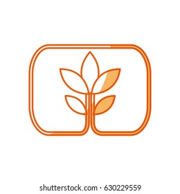 plant leaves natural environment symbol