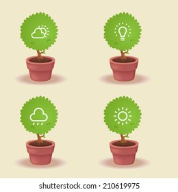 plant lighting needs: Icon concepts