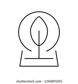 Plant line icon